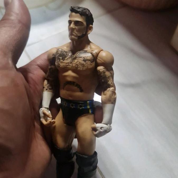 HOT SALE FIGURE SMACK DOWN CM PUNK TERMURAH