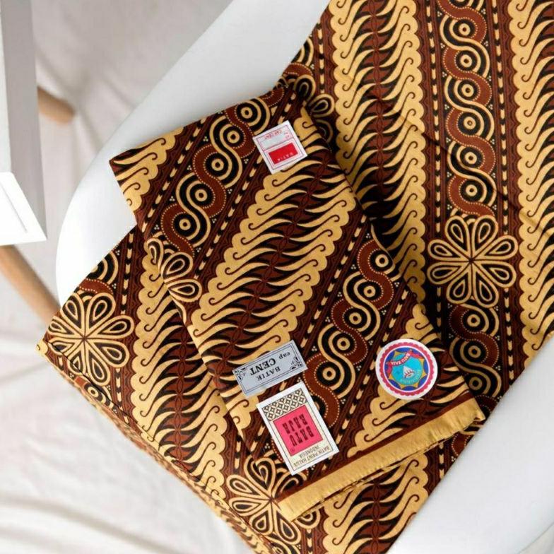 Terbaru Kain Batik Jarik Jawa Asli Cap Batu Raja - Kain Batik Panjang - Samping Panjang Tebal Lembut