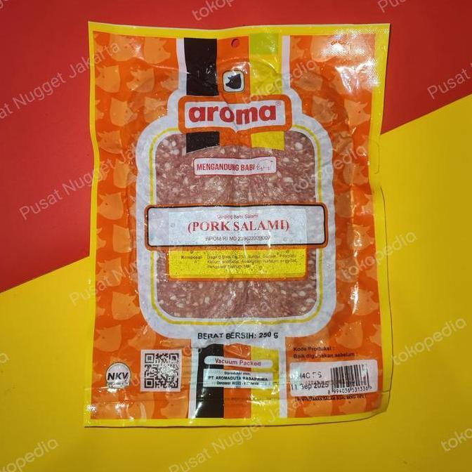 Pork Salami 250gr Aroma Nonhalal Best seller