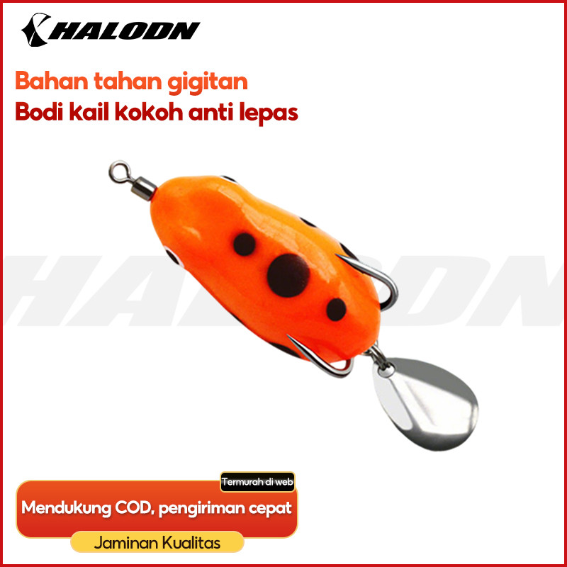 HALODN soft frog  umpan casting ikan gabus  umpan tiruan Umpan buatan umpan pancing ikan gabus Umpan