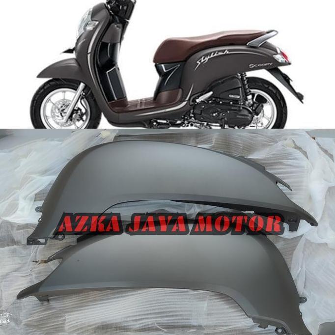 Cover Body Honda Scoopy Fi Abu abu doff 2018 - 2019 - 2020 greymatte