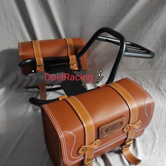 Back Rack Xsr 155 plus tas Side Bag Kanan Kiri
