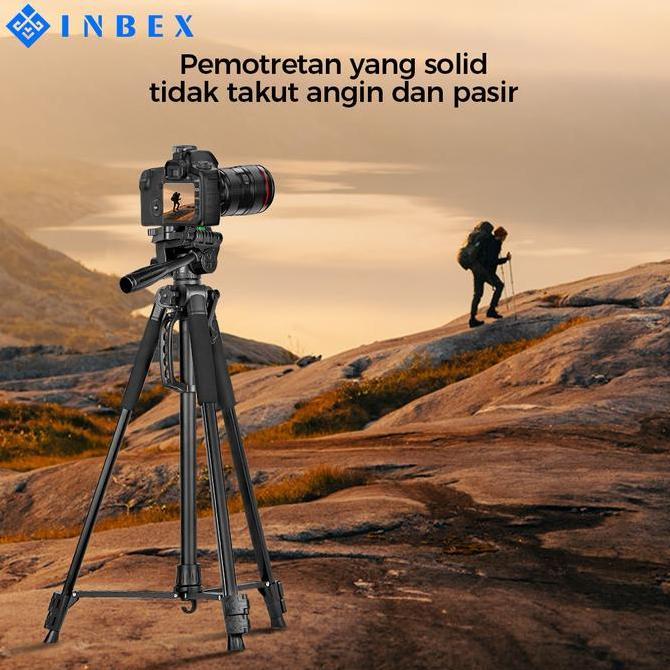 Baitulah_seller - INBEX Tripod Kamera Tripod Hp Fotografi Camera Tripod Bluetooth Remote