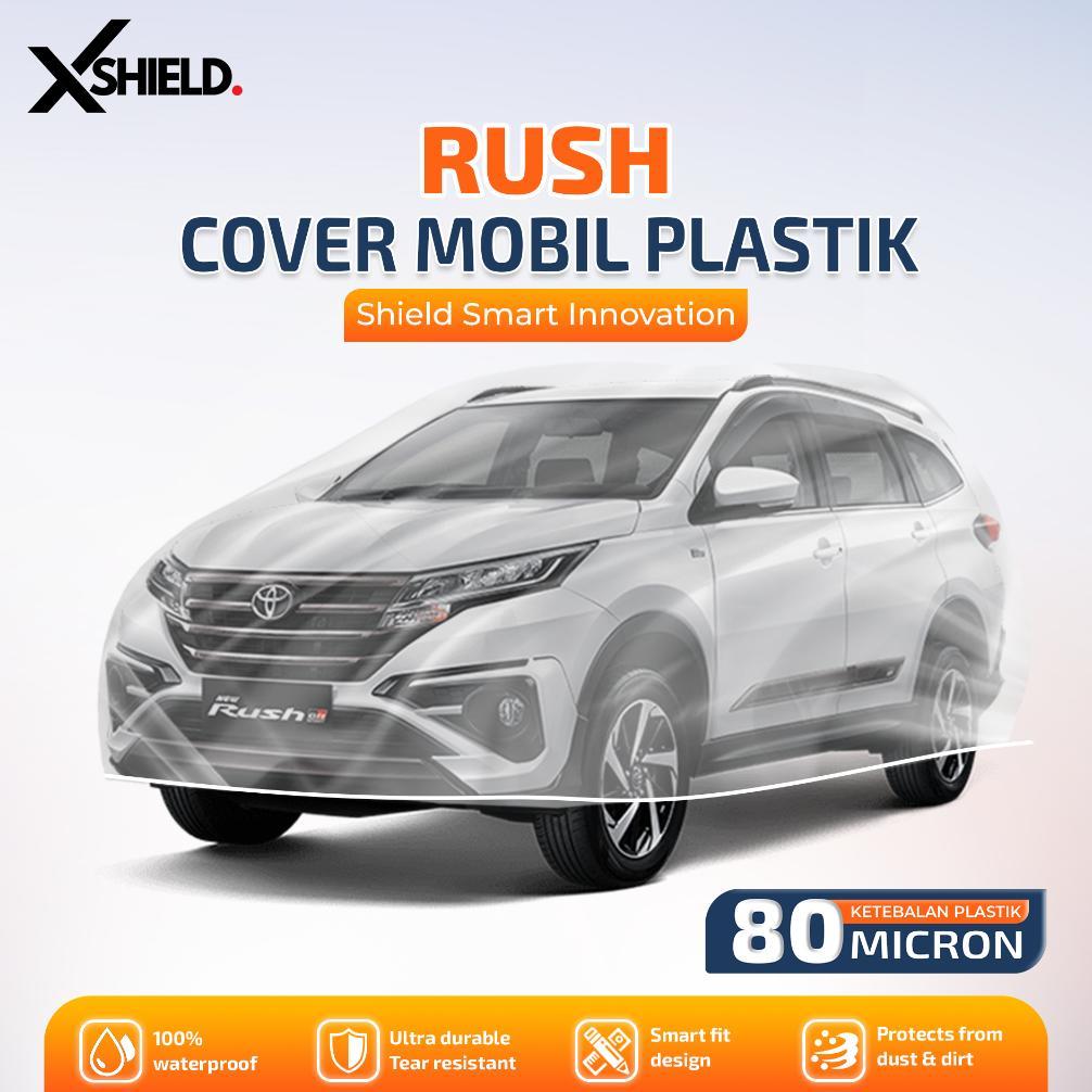 Sarung Mobil Plastik Rush Body Cover Mobil All new rush toyota Terios Transparan Bening soluna