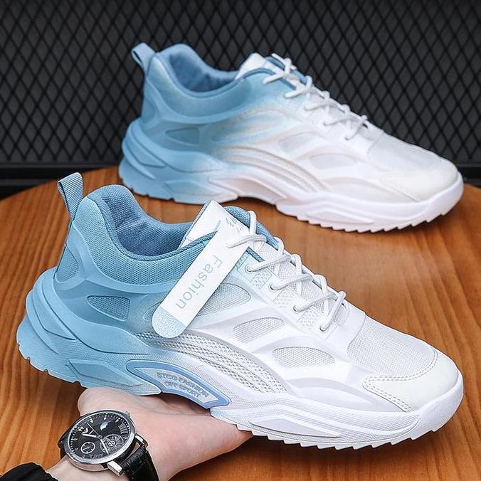 Sepatu Pria Sepatu Pria Sneakers Fashion Gaya Terbaru Model Korea Bisa Cod