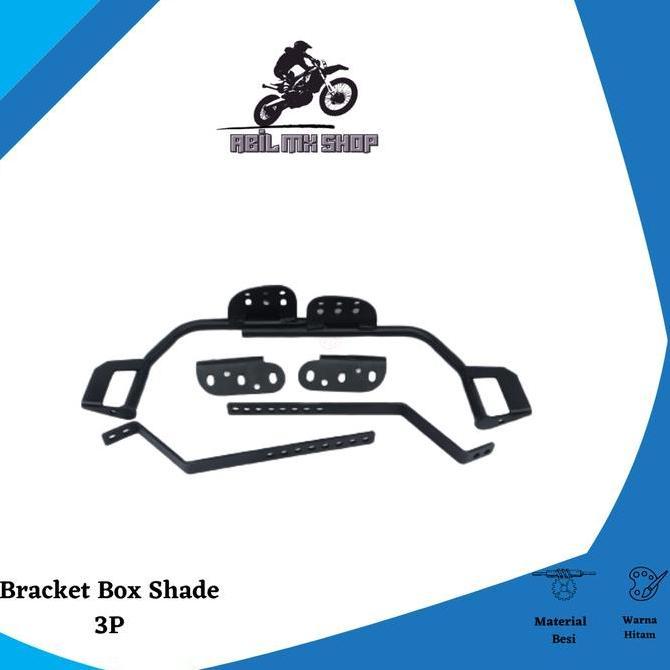BRACKET BOX SHAD 23 SHAD3P SYSTEM UNTUK MOTOR VIXION NEW CB BEAT VARIO