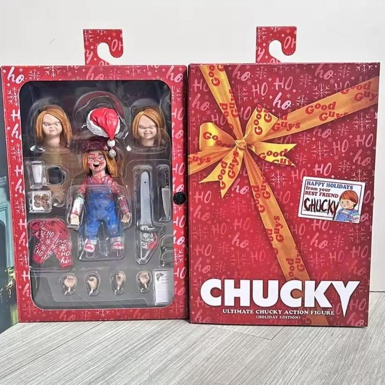NECA CHUCKY SERIES ULTIMATE CHUCKY HOLIDAY EDITION ACTION FIGURE