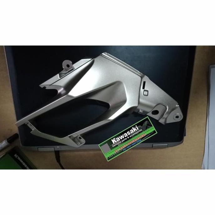 cover sirip fairing sirip new ninja 250 fi 2018 silver kiri orinal