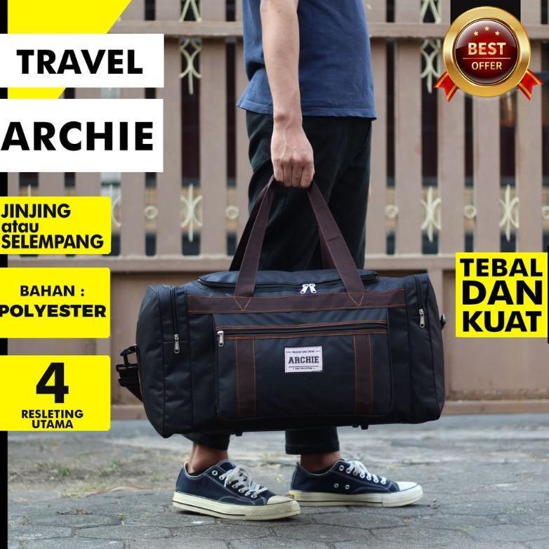 A232 big travel bag tas mudik liburan brand archie & anello Trevel bag