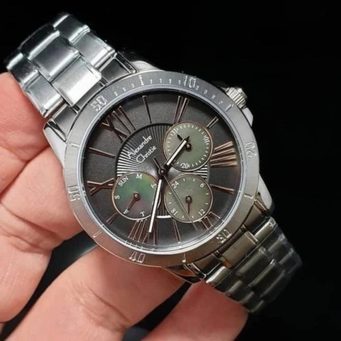 ALEXANDRE CHRISTIE AC2650 AC 2650 SILVER JAM TANGAN WANITA ORIGINAL