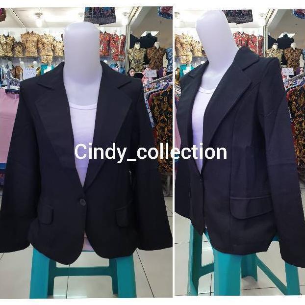 PREMIUM BLAZER WANITA HITAM FORMAL BLAZER HITAM BLEZER WANITA BLAZER KANTOR BLAZER FORMAL BLAZER CEW
