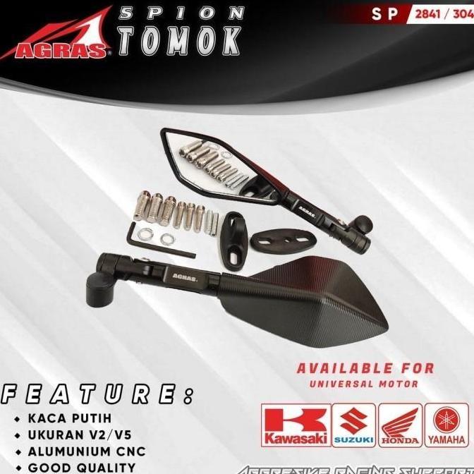 Spion TOMOK V2 V5 2TONE STANDING CNC BRACKET FAIRING Universal Motor