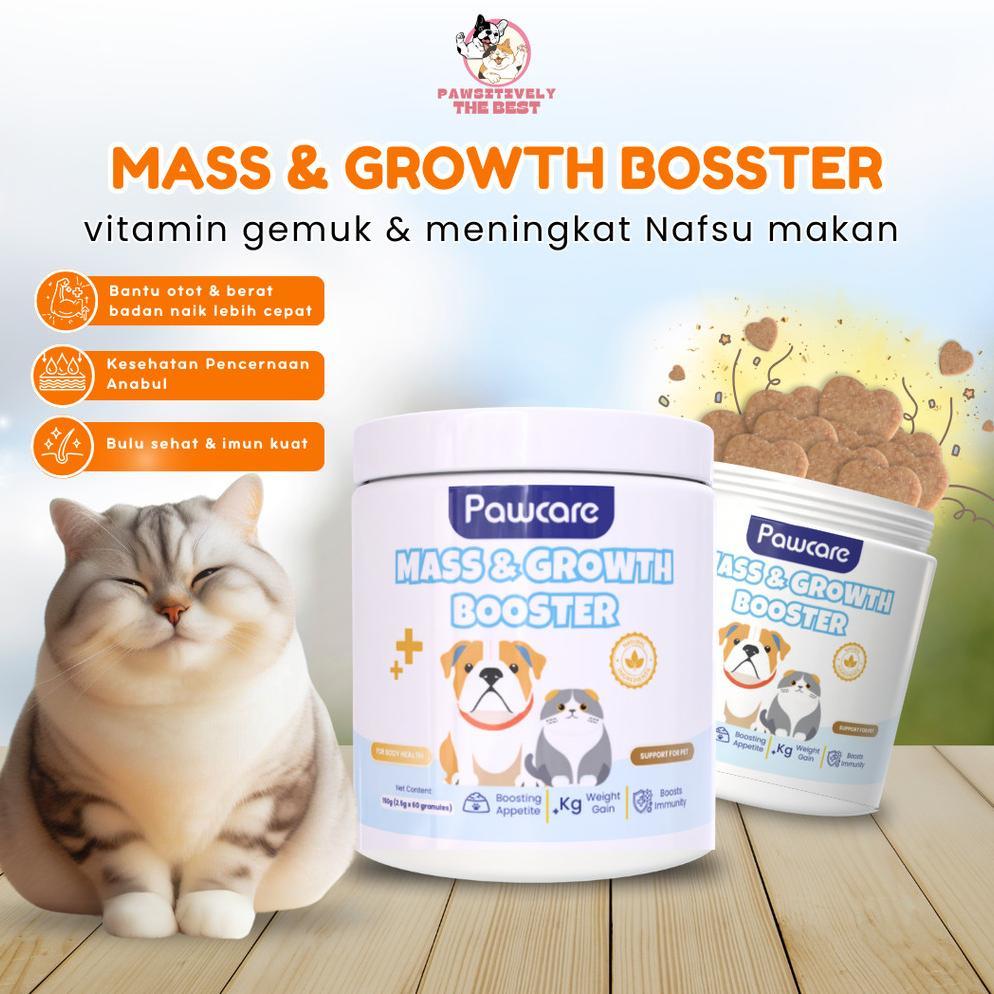 Terlaris Vitamin Penggemuk Kucing - Mass & Growth Vitamin - Supplemen Pertumbuhan Kucing - Vitamin K