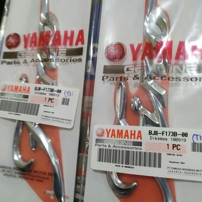 EMBLEM 3D TULISAN FINO COVER BODY FINO 125 / FINO GRANDE ORI BJ8 SET