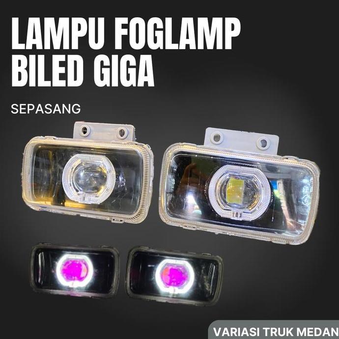 LAMPU FOGLAMP BILED GIGA 24 VOLT
