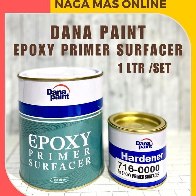DANAPAINT EPOXY PRIMER SURFACER GREY UNTUK OTOMOTIF BODY KENDARAAN / EPOXY ABU ABU / CAT DASAR PRIME