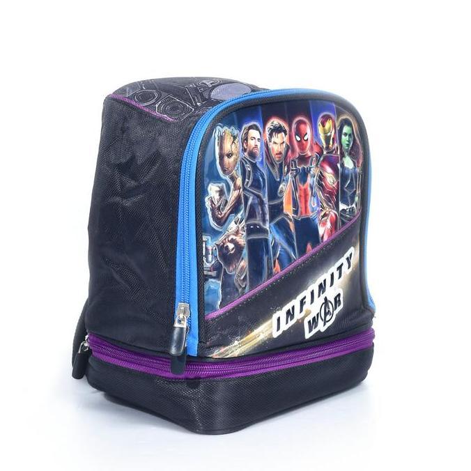MARVEL AVENGERS Tas Bekal Makan Anak Original Lunch Bag AV-WMB0377
