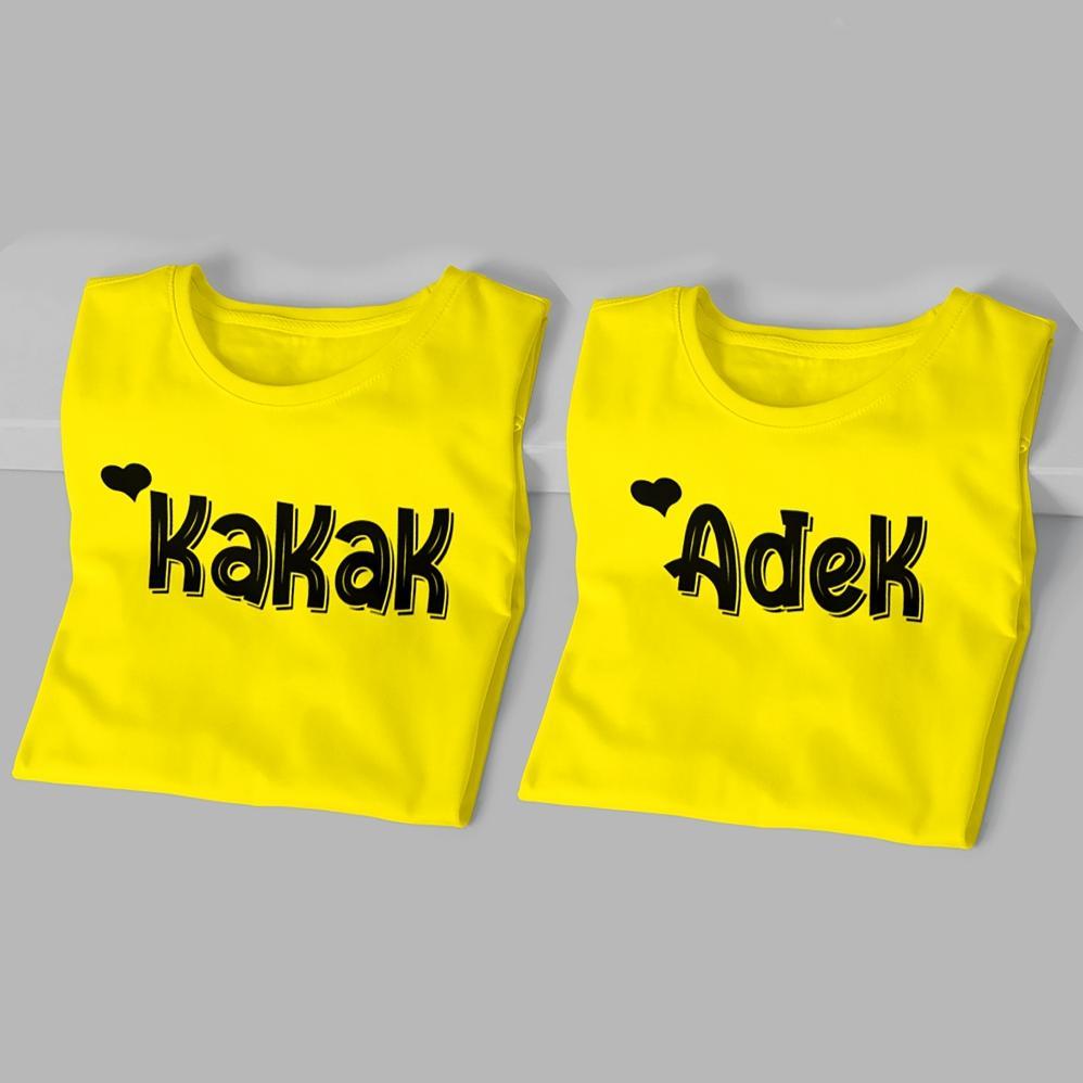 TERBARU Kaos Couple Anak Keren Terbaru Adik kakak / Couple Keluarga / Couple Adik Kakak 1-12 Tahunp
