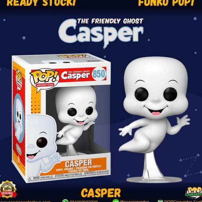 HOT SALE FUNKO POP ANIMATION - CASPER THE FRIENDLY GHOST - CASPER #850 TERMURAH