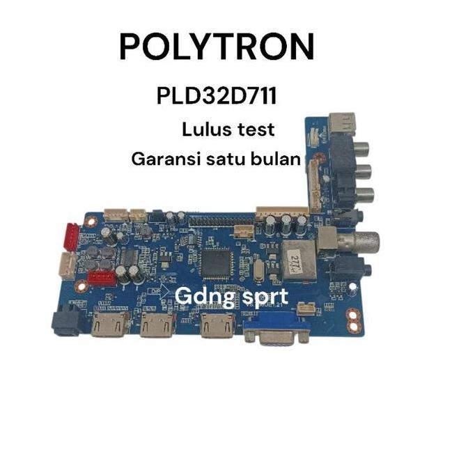 Mb Polytron pld32d711 pld 32d711 mainboard mesin tv CVCU32