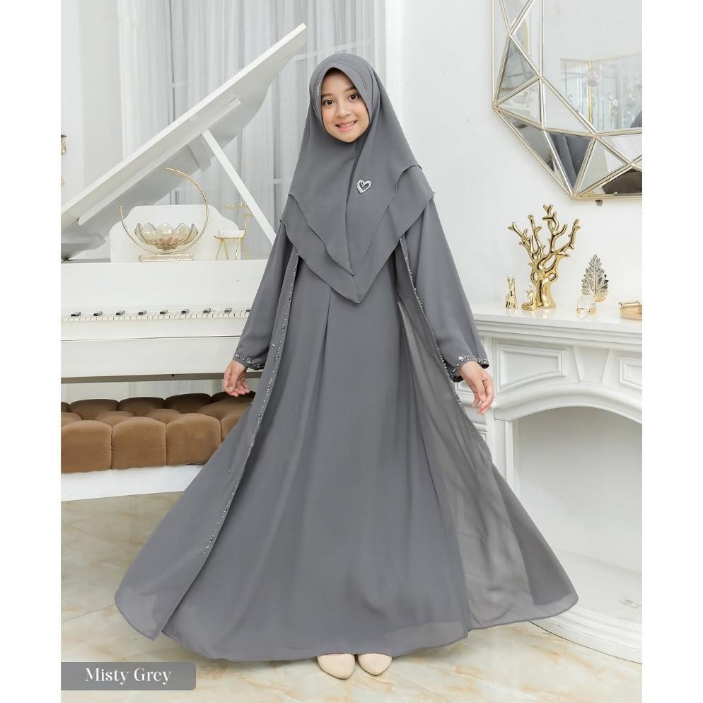 Hot Sale Gamis Anak Tanggung Perempuan Usia 7 8 9 10 11 12 13 14 15 Tahun Aryana Syar'I Kids Bahan C