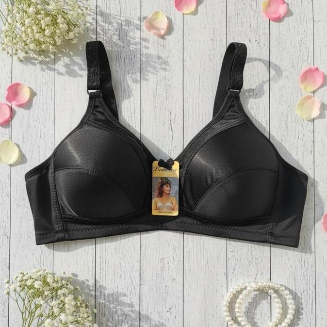 Diana Rose - Bra Wanita Tanpa Kawat BH Tanpa Busa Bahan Halus Nyaman Dipakai Ukuran 3438