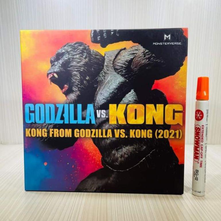 Mainan action figure godzilla vs kong kong from godzilla vs kong 2021Full artikulasidetail bagus tin