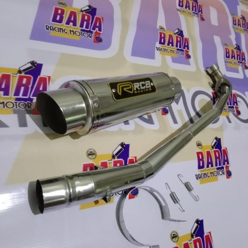 Tahan Lama  Knalpot Racing Rcb  Jupiter Z,Burhan,Robot,Vega R,Lama,Zr,New,Supra 100,Fit X,Shogun,Sma