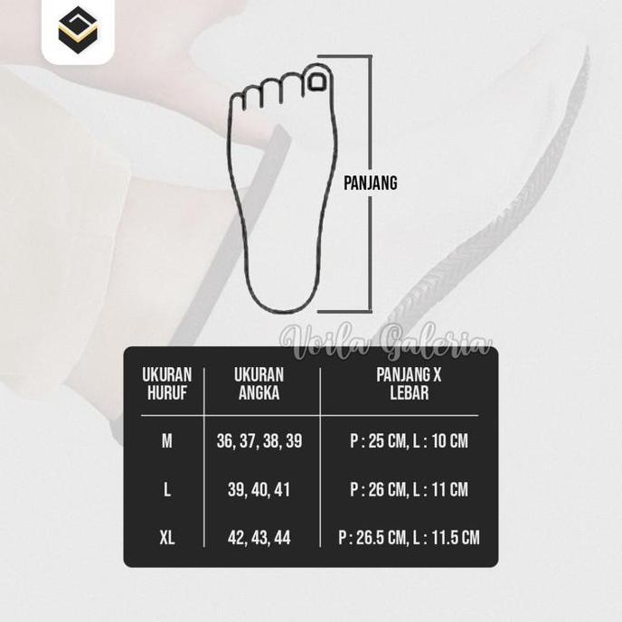 Sepatu Kaos Kaki Khuf Tawaf Sai Haji Umroh Anti Slip Alas Karet Rubber Pria Wanita Original Terperca