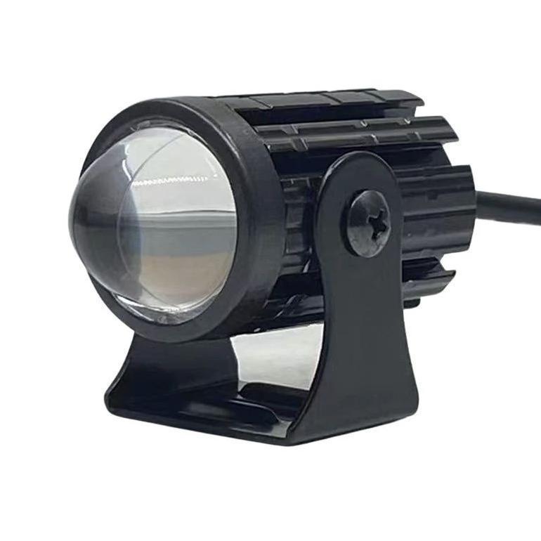 Gratong Lampu Tembak Sorot Kabut Laser Gun Led D2 Oval Motor Mobil Lasergun 20Watt Super Bright Puti