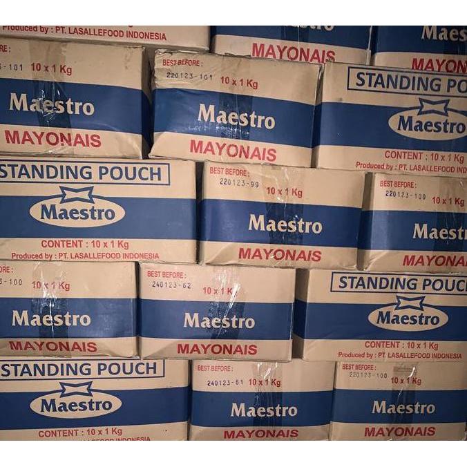 Newstockkita- Mayonaise Maestro 1Kg 1 Dus Isi 10 Pcs