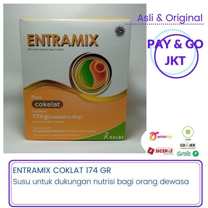 Cod,Sajabisa- Susu Nutrisi Lansia Entramix 1 Gr - Coklat