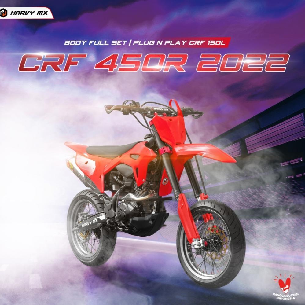 Body Set Cover Body Fullset Set Trail CRF 150L 2018 450R 2021 + + PNP CRF HRV Tangki Carbu Injeksi [