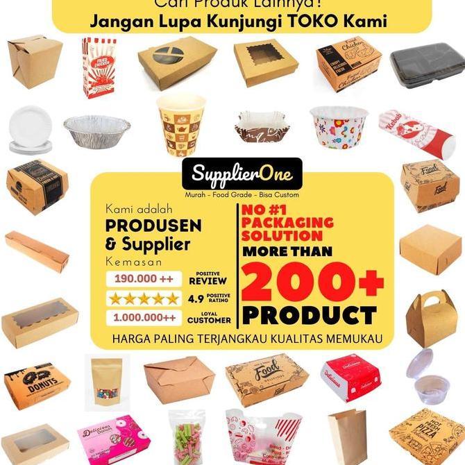 Youme- Dus Brownies 22X10X5 Isi 25 Pcs / Box 22X10 / Dus Brownies 22X10X5 / Box Brownies Jendela / K