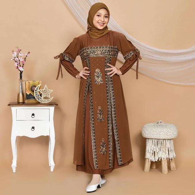 Okeajalah- Abiyyuco Ta9021A | Baju Gamis Abaya Turki Anak Turkey Remaja Turky Couple Mewah Elegan Hi
