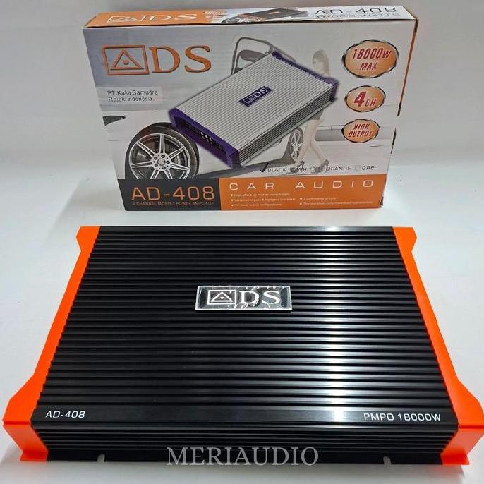 Power 4channel Amplifier ADS AD 4 Power AMPLIFIER 4CHANNEL ADS-AD 4.4