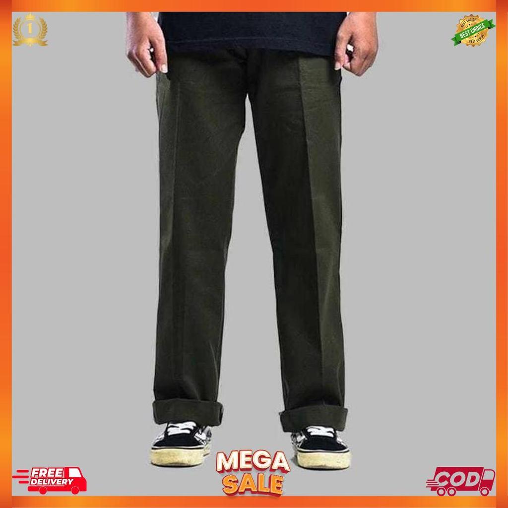 Celana Chinos Straight Standar Dewasa Katun Reguler Fit To Jumbo Casual Korean Style [C2]