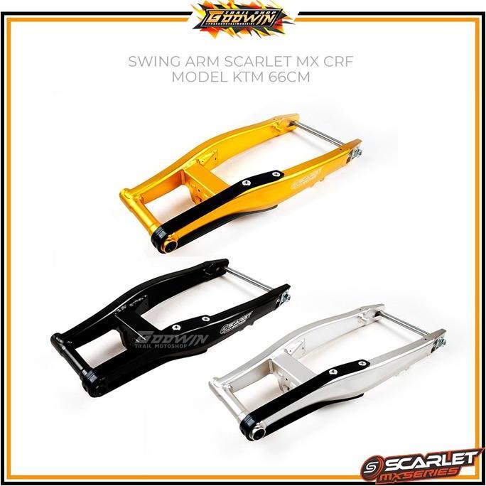 Swing Arm Scarlet MX 10916 CRF 150L 60 66 Cm KLX 150 WR 155 Swingarm Model KTM Almunium 60 66 Cm