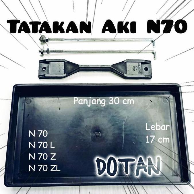 Pkksa- Tatakan Aki N70 Accu Tatakan Aki N 70