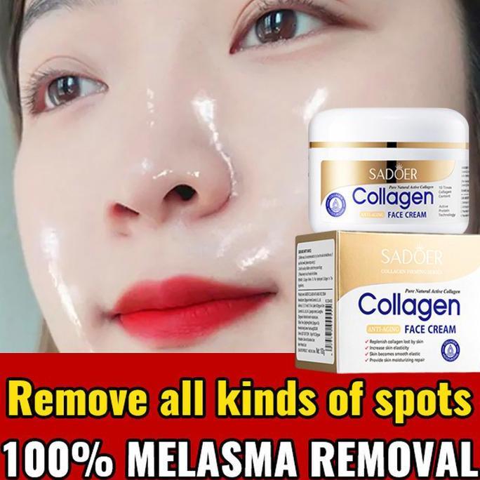 Youme- Collagen Cream Paket Bpom Siang Malam Retinol Cream 100G Whitening Anti Aging Perbaikan Retin