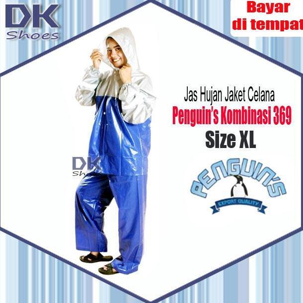 Jas Hujan Penguin's 369 Kombinasi / Jas Hujan Dewasa Jaket Celana
