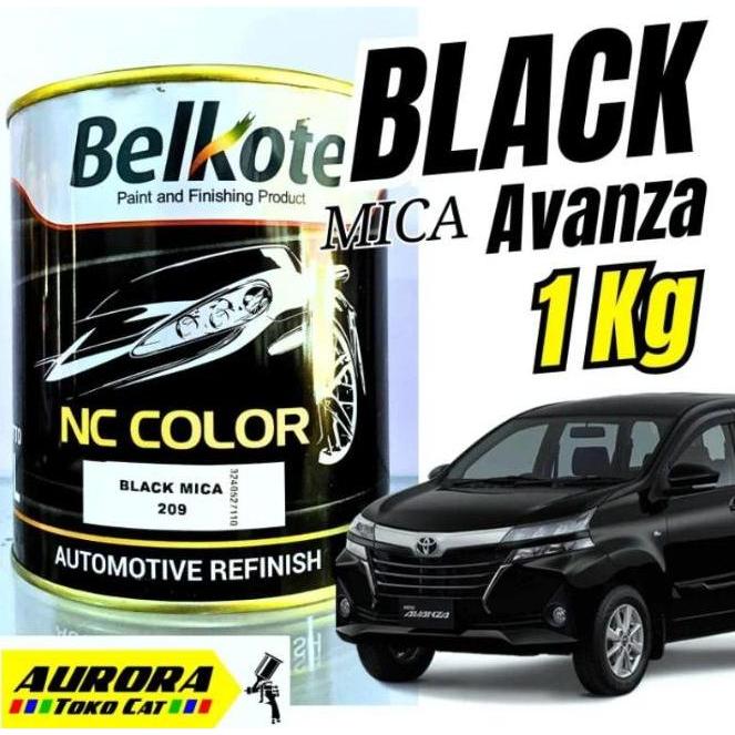 BEBAS ONGKIR - BELKOTE Black Mica Cat Hitam Avansa 1Kilo Toyota Daihatsu Avanza Xenia Senia Calya Si