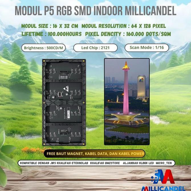 LED PANEL MODUL MODUL P5 RGB SMD FULL COLOR INDOOR