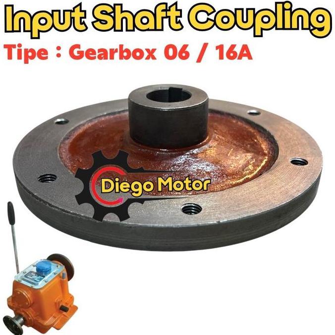 NEW 06 16A Input Shaft Coupling Piringan Kopling Besar Atas Gearbox Girboks Kapal Advance Marine