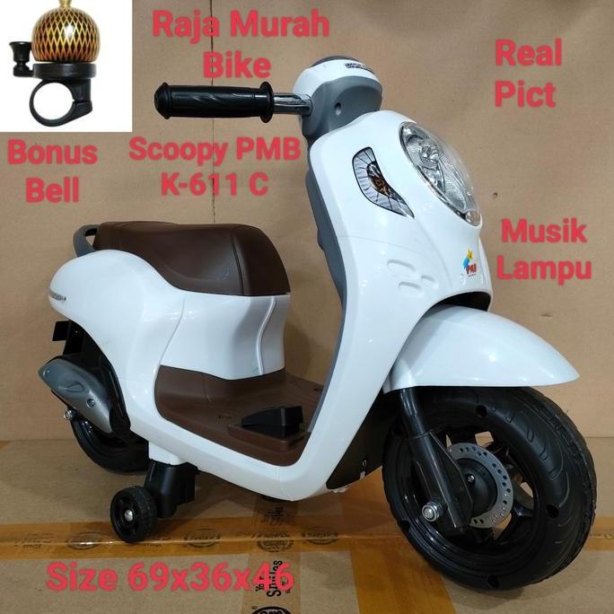 Promo Motor Aki Scoopy K611C Motor Aki Scoopy Stylish Motoran Mainan Aki Motoran Scoopy Aki Cod