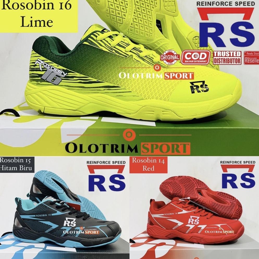 hot sale sepatu badminton rs rosobin  11 12 14 15 16 17 18 original