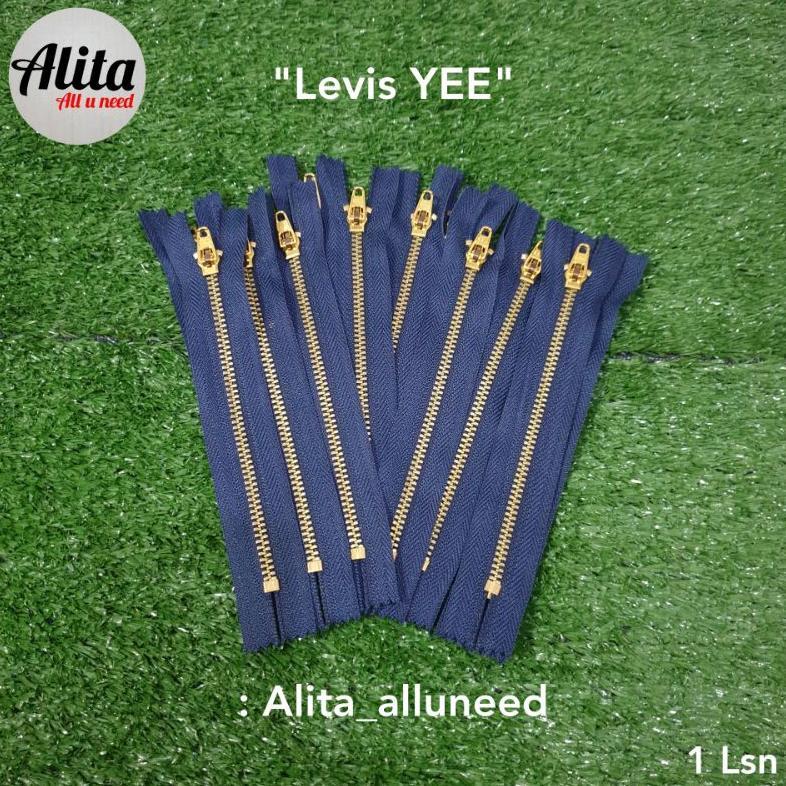 Terlaris Resleting jeans 6" merek YEE ( 1 Lusin)