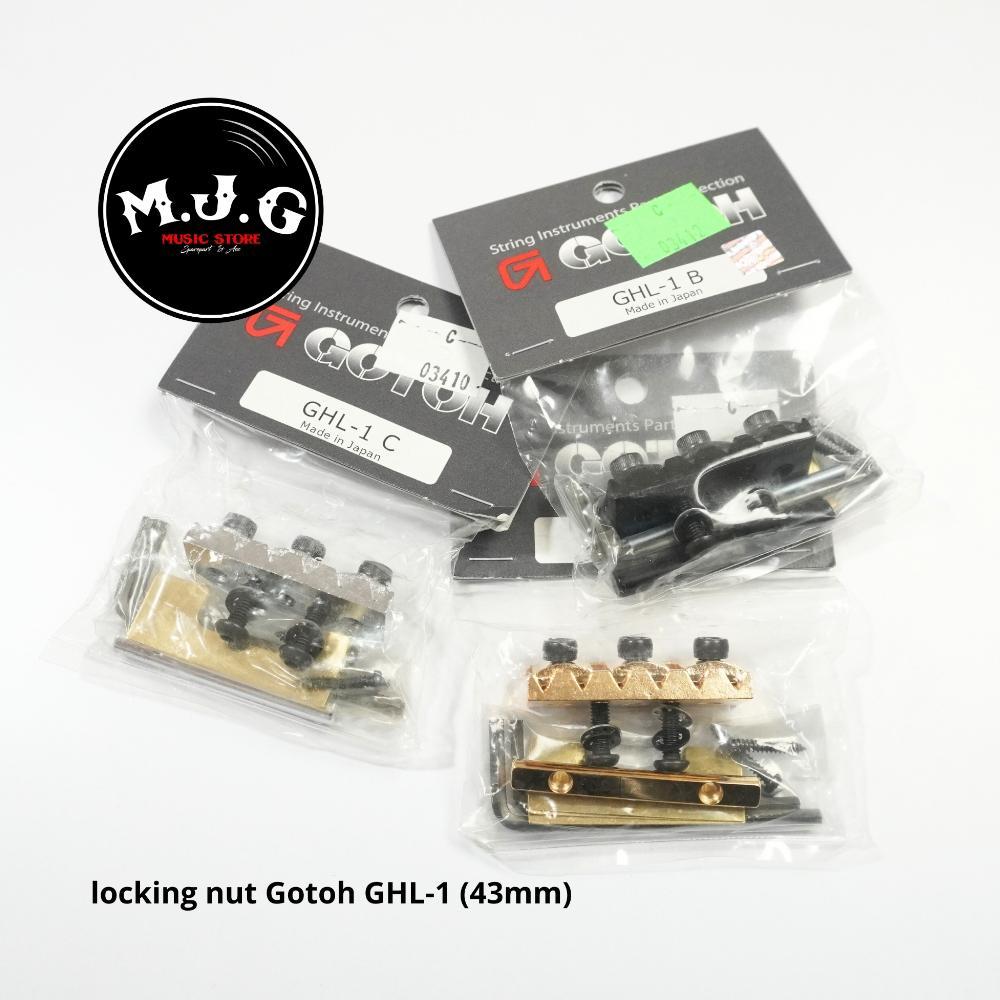 Mac locking nut gitar elektrik gotoh japan GHL 43mm tremolo updown