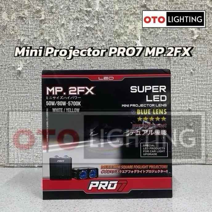 TERLARIS LAMPU MINI PROJIE PRO7 MP.2FX 2 MATA LASER | FUL SETT