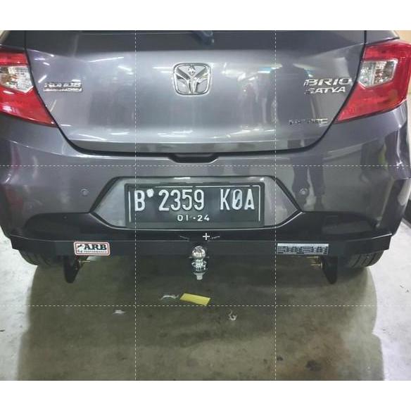 Towing Bar Bumper APelindung Belakang Mobil Honda Brio Satya
